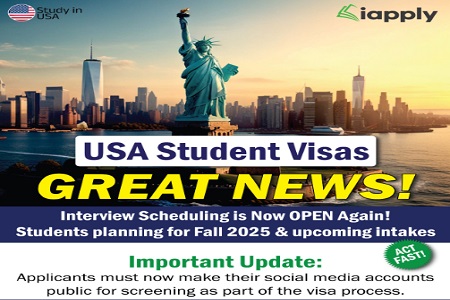 US Visa Booking Live Again - Be Ready for New Screening Guidelines